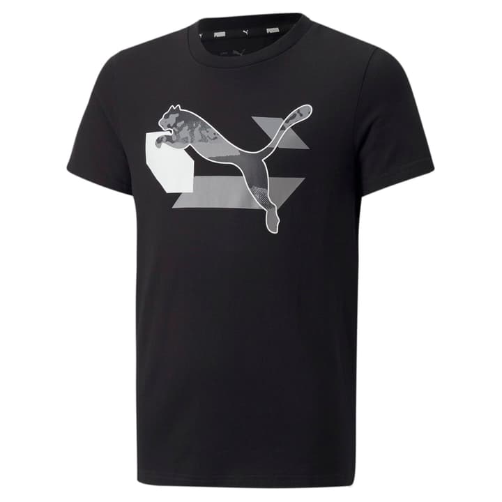 Image of Puma Alpha Graphic Tee B T-Shirt schwarz bei Migros SportXX