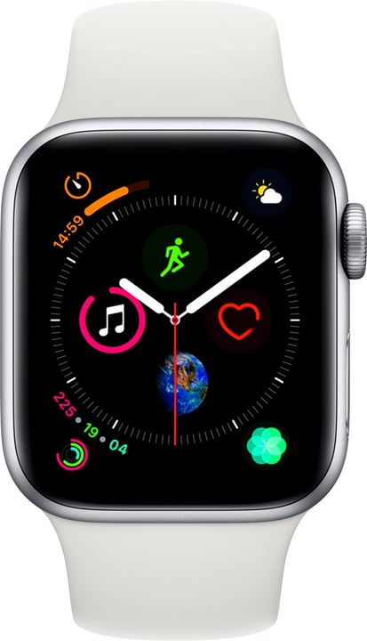 Apple Watch Serie 4 40mm GPS silver Aluminum White Sport Band Smartwatch Watch Serie 4 40mm GPS silver Aluminum White Sport Band Smartwatch Apple 798455200000 Bild Nr. 1