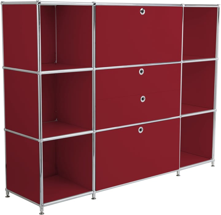 FLEXCUBE Buffet alto FLEXCUBE Buffet alto 401809400030 Dimensioni L: 152.0 cm x P: 40.0 cm x A: 118.0 cm Colore Rosso N. figura 1