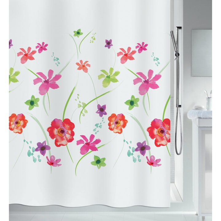 Image of spirella Flower Meadow Red Duschvorhang bei Do it + Garden von Migros