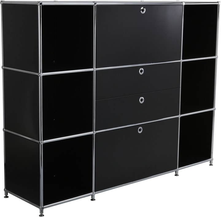 FLEXCUBE Highboard FLEXCUBE Highboard 401809400020 Grösse B: 152.0 cm x T: 40.0 cm x H: 118.0 cm Farbe Schwarz Bild Nr. 1