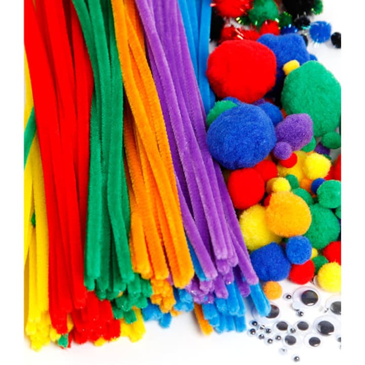 Image of I AM CREATIVE Chenille/Pompon, Basic Chenille Pompons