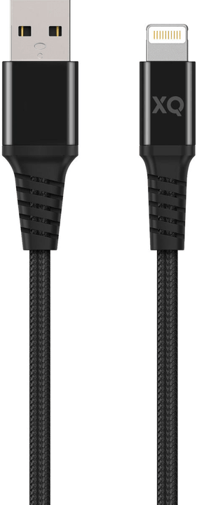 XQISIT Sync & Charge Cable Lightning to USB A 200cm Extra Strong Braided Black Câble Sync & Charge Cable Lightning to USB A 200cm Extra Strong Braided Black Câble XQISIT 798645900000 Photo no. 1