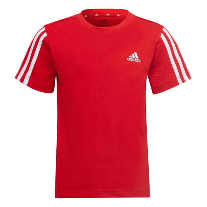 Image of Adidas Essentials 3-Streifen T-Shirt T-Shirt rot bei Migros SportXX
