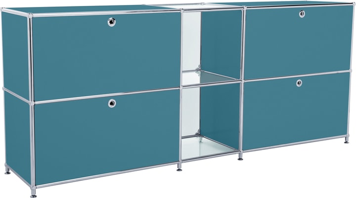 FLEXCUBE Sideboard FLEXCUBE Sideboard 401814320266 Grösse B: 189.0 cm x T: 40.0 cm x H: 80.5 cm Farbe Petrol Bild Nr. 1
