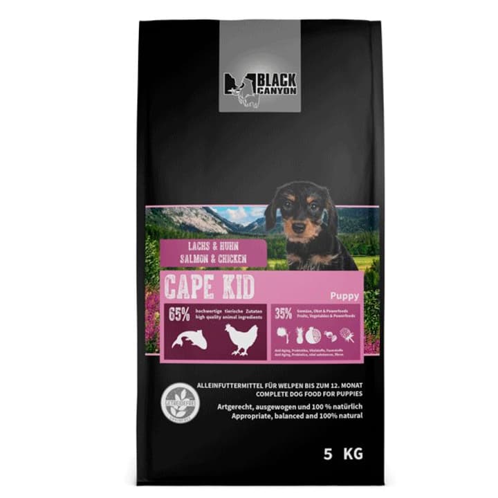Image of Black Canyon Cape Kid Puppy Huhn & Lachs, 1.5 kg Trockenfutter