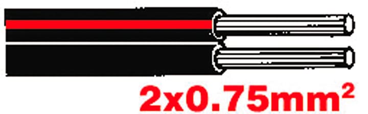 Image of Hoelzle 10m Lautsprecherkabel 2x0.75 sz-rt, Fahrzeugkabel