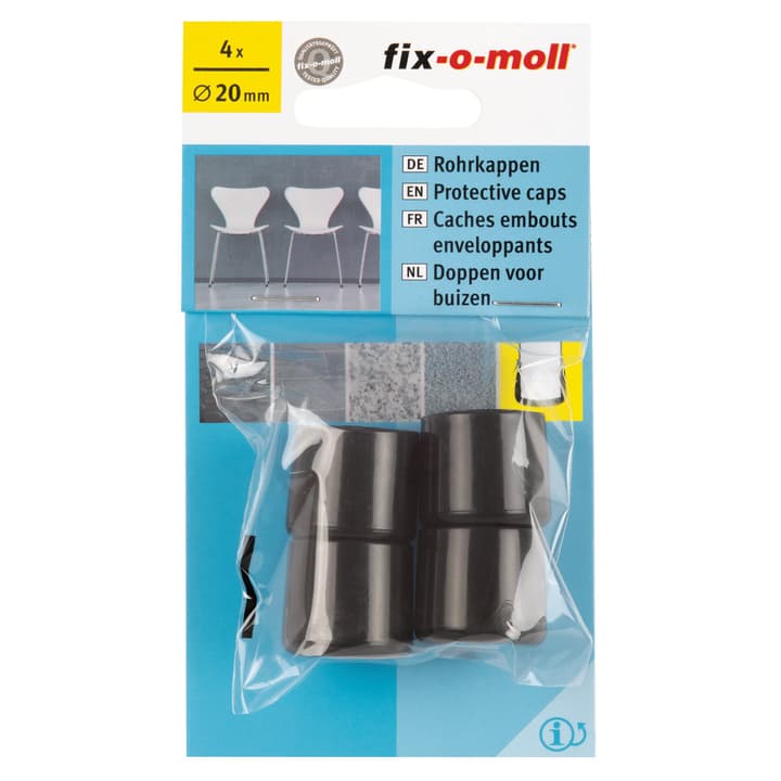 Image of Fix-O-Moll Rohrkappe Ø 20 mm 4 x Rohrkappen