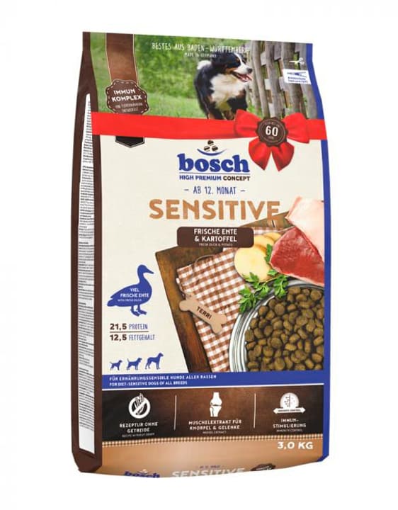 Image of bosch HPC Sensitive Ente & Kartoffel, 3 kg Trockenfutter