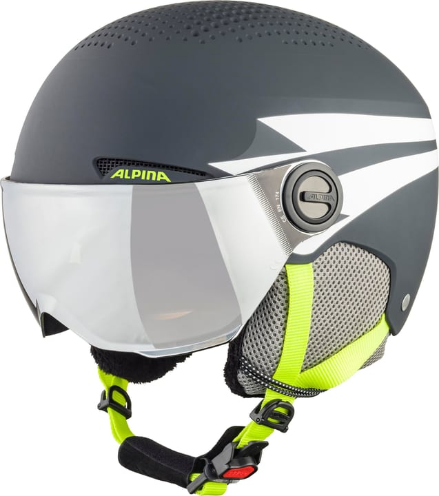 Image of Alpina Zupo Visor Wintersport Helm kohle