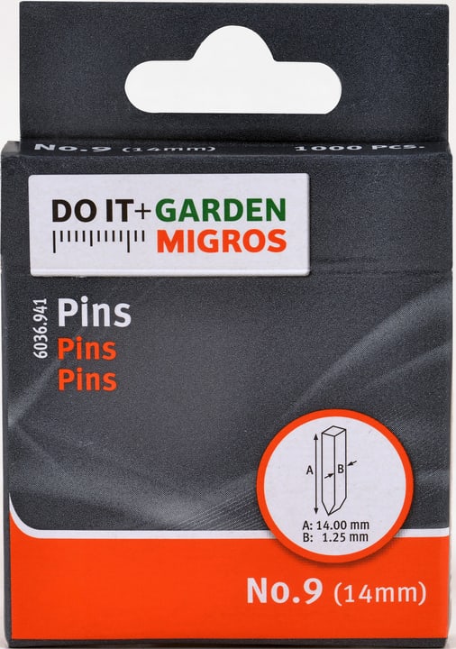 Image of Pins No.9 14mm Tackernägel
