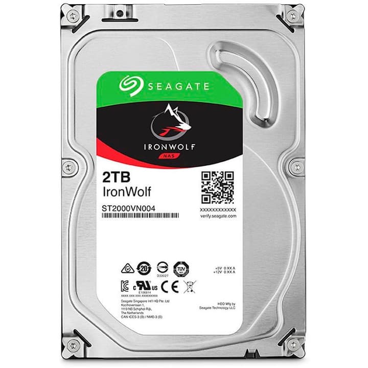 Seagate IronWolf 2To disque dur interne SATA 3.5" HDD NAS IronWolf 2To disque dur interne SATA 3.5" HDD NAS Seagate 785300126748 Photo no. 1