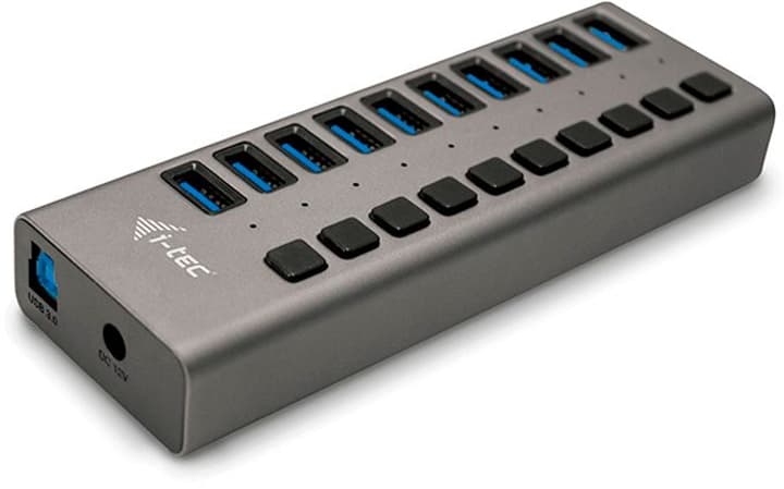 i-Tec USB 3.0 10 port + Power Adapter 48 W Charging Hub USB 3.0 10 port + Power Adapter 48 W Charging Hub i-Tec 785300147262 N. figura 1