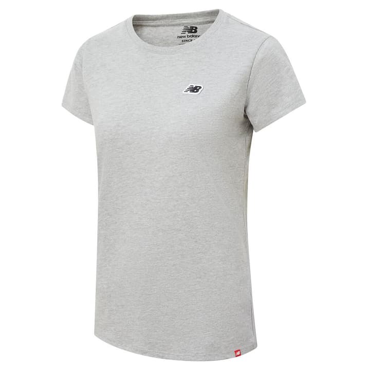 Image of New Balance W NB Small Logo Tee T-Shirt hellgrau