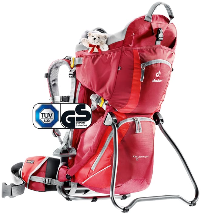 Deuter Kid Comfort II Kindertrage Kid Comfort II Kindertrage Deuter 460211100030 Farbe rot Grösse Einheitsgrösse Bild-Nr. 1