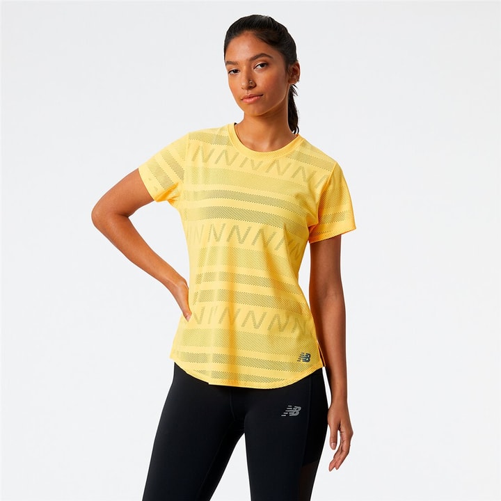 Image of New Balance Q Speed Jacquard Shirt apricot