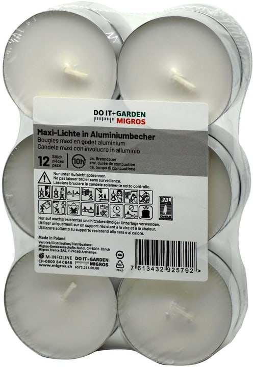Image of Maxi Teelichter bei Do it + Garden von Migros