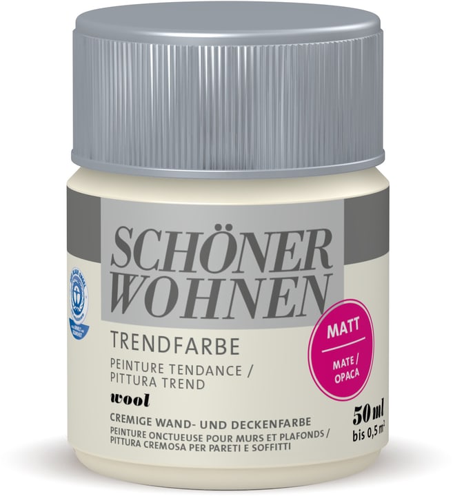 Image of Schöner Wohnen Trendfarbe Matt Tester Wool 50 ml Wandfarbe bei Do it + Garden von Migros