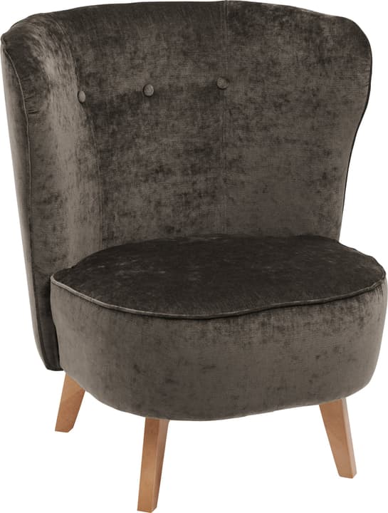 GOETHE Fauteuil GOETHE Fauteuil 402689107070 Dimensions L: 78.0 cm x P: 77.0 cm x H: 84.0 cm Couleur Marron Photo no. 1