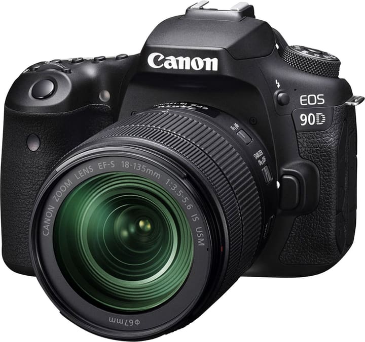 Canon EOS 90D 18-135mm IS USM Nano Kit Spiegelreflexkamera Set EOS 90D 18-135mm IS USM Nano Kit Spiegelreflexkamera Set Canon 793442800000 Bild Nr. 1