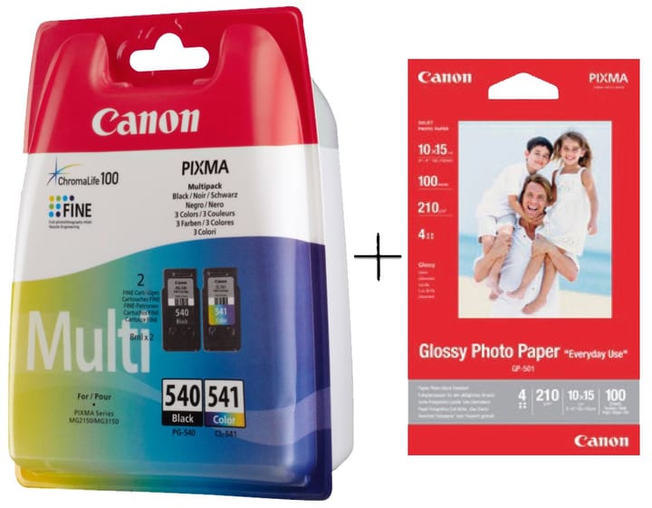 Canon PG540/CL541 Multipack Tintenpatrone + GP-501 Fotopapier Tintenpatrone PG540/CL541 Multipack Tintenpatrone + GP-501 Fotopapier Tintenpatrone Canon 798547300000 Bild Nr. 1