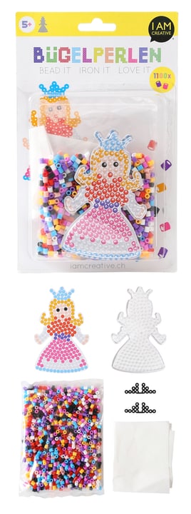 Image of Bügelperlen Set, Prinzessin, 1'100 Stk. bei Do it + Garden von Migros