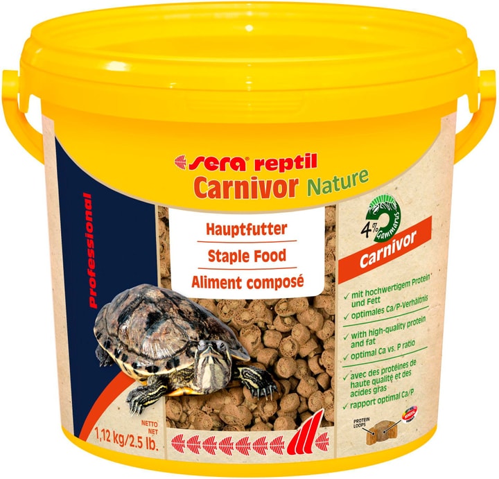 sera Alimento di base per rettili Professional Carnivor Nature, 1120 g