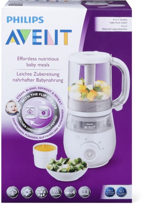 Avent AVENT DAMPFGARER&MIXER 4-IN-1 AVENT DAMPFGARER&MIXER 4-IN-1 Avent 74724790000016 Bild Nr. 1