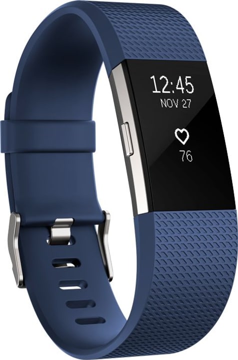 Fitbit Charge 2 Bleu / Argent Large Charge 2 Bleu / Argent Large Fitbit 785300131185 Photo no. 1