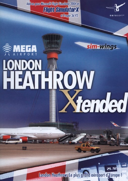 PC - London Heathrow Mega Airport Xtrended pour FS2004/X et Prepar3D V2 PC - London Heathrow Mega Airport Xtrended pour FS2004/X et Prepar3D V2 785300128488 N. figura 1