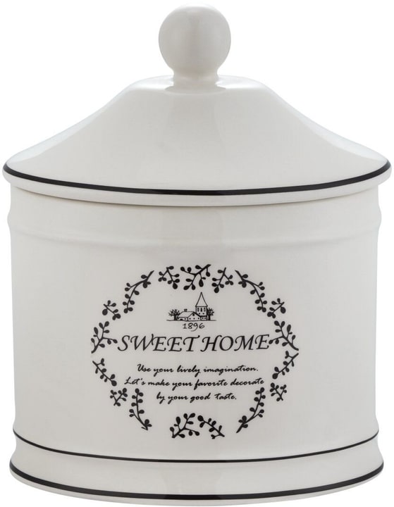 diaqua Boîte cosmétique Sweet Home blanc Pot cosmétique