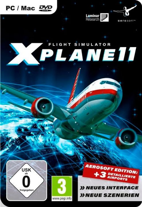 PC/Mac - Flight Simulator X-PLANE 11 Fisico (Box) PC/Mac - Flight Simulator X-PLANE 11 Fisico (Box) 785300121922 N. figura 1