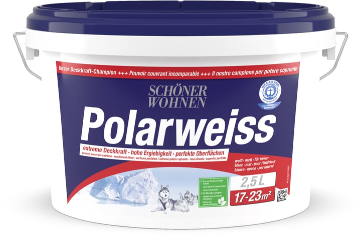 Image of Schöner Wohnen Dispersion Polarweiss Weiss 2.5 l