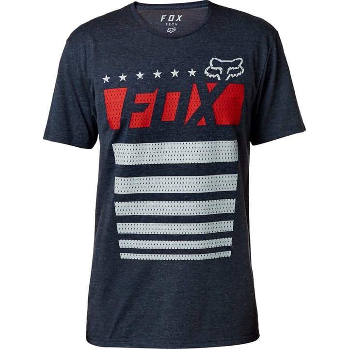 Fox T-Shirt Red\, White & True Black Maillot à manches courtes pour homme T-Shirt Red\, White & True Black Maillot à manches courtes pour homme Fox 461346900322 Couleur bleu foncé Taille S Photo no. 1