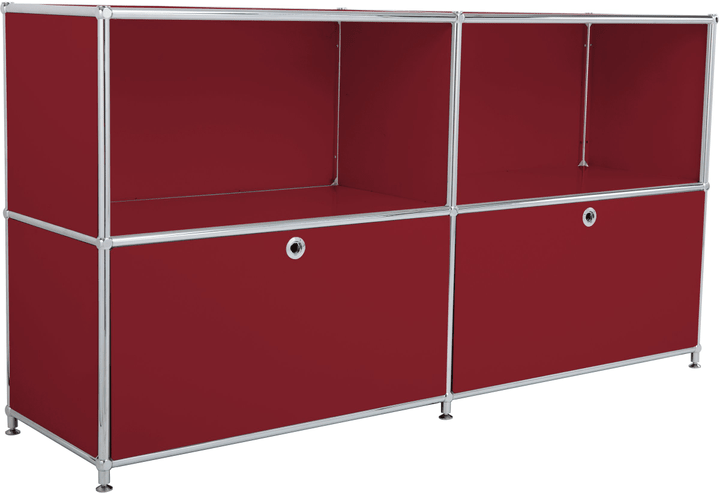 FLEXCUBE Sideboard FLEXCUBE Sideboard 401809000030 Grösse B: 152.0 cm x T: 40.0 cm x H: 80.5 cm Farbe Rot Bild Nr. 1