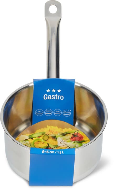 Cucina & Tavola Stielkasserolle 16cm GASTRO Stielkasserolle 16cm GASTRO Cucina & Tavola 703305600000 Bild Nr. 1