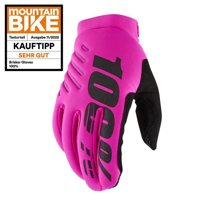 Image of 100% Brisker Bike-Handschuhe pink