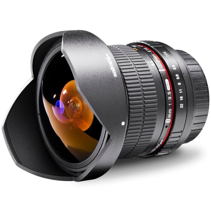 Walimex Walimex Pro - 8mm f/3,5 Fish-Eye II AE Objectif pour Nikon Obiettivo Walimex Pro - 8mm f/3,5 Fish-Eye II AE Objectif pour Nikon Obiettivo Walimex 785300123452 N. figura 1