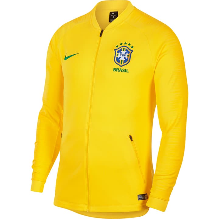 Nike Brasilien CBF Anthem Jacket Veste de supporter aux couleurs du Brésil Brasilien CBF Anthem Jacket Veste de supporter aux couleurs du Brésil Nike 498282400550 Couleur jaune Taille L Photo no. 1