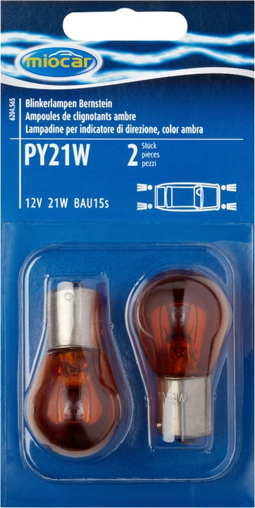 Image of Miocar PY21W Bernstein Blinklicht Autolampe bei Do it + Garden von Migros