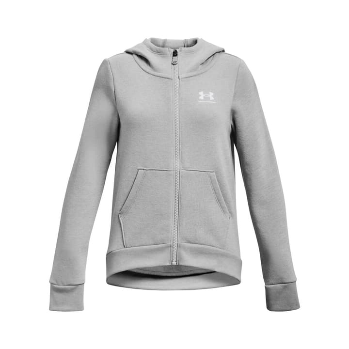 Image of Under Armour Rival Fleece LU FZ Hoodie Hoodie hellgrau