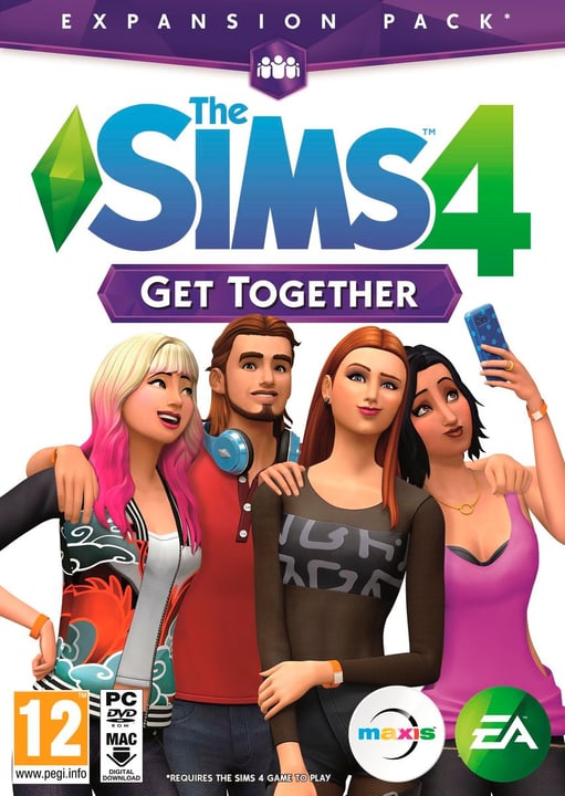 PC - The Sims 4 Get together Box PC - The Sims 4 Get together Box 785300120345 N. figura 1