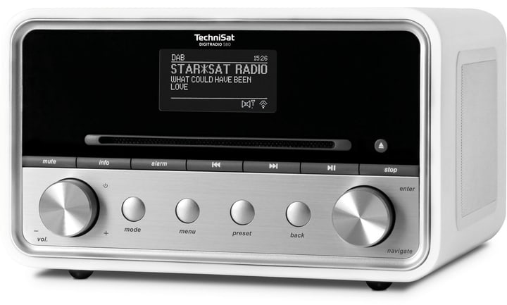 Technisat DigitRadio 580 - Bianco Radio DAB+ DigitRadio 580 - Bianco Radio DAB+ Technisat 785300134725 N. figura 1