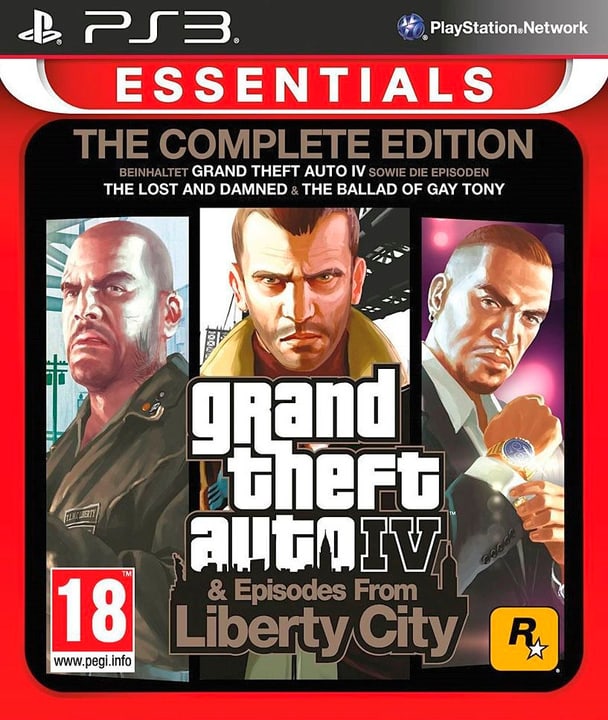 PS3 - Essentials: GTA IV - Complete Edition Box PS3 - Essentials: GTA IV - Complete Edition Box 785300129611 N. figura 1