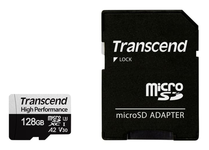 Transcend microSD Card 330S, 128GB SDXC inkl. Adapteur Cartes mémoire microSD microSD Card 330S, 128GB SDXC inkl. Adapteur Cartes mémoire microSD Transcend 785300147308 Photo no. 1