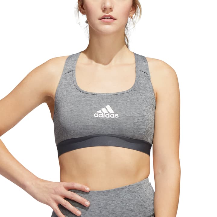 Image of Adidas Powerreact Training Medium AC Sport-Bustier dunkelgrau bei Migros SportXX
