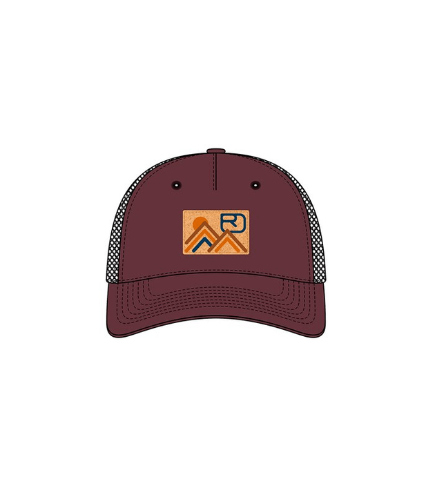 Image of Ortovox Corky Trucker Cap bordeaux