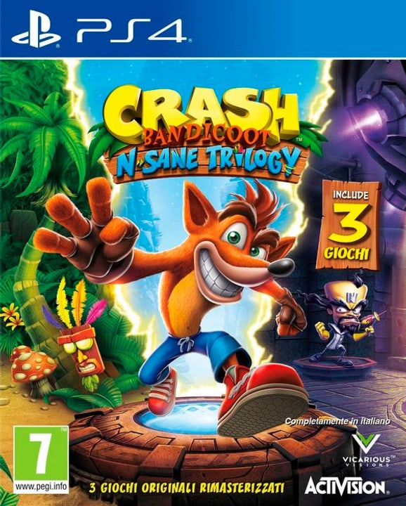 PS4 - Crash Bandicoot N. Sane Trilogy Box PS4 - Crash Bandicoot N. Sane Trilogy Box 785300141327 Langue Italien Plate-forme Sony PlayStation 4 Photo no. 1