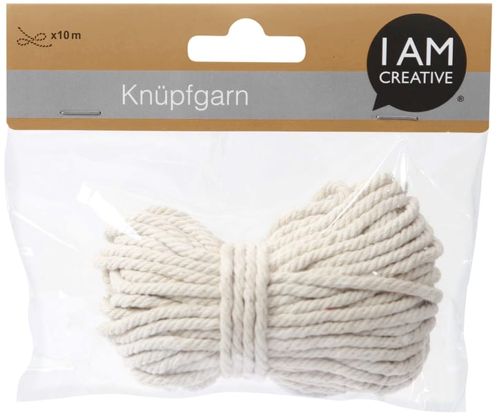 Image of I AM CREATIVE Knüpfgarn, Natur, 2,5 mm x 10 m bei Do it + Garden von Migros