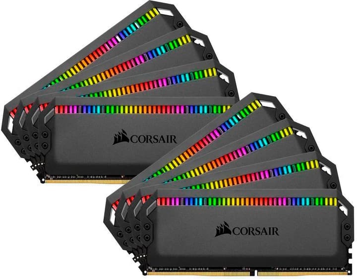 Corsair Dominator Platinum RGB DDR4-RAM 3000 MHz 8x 16 GB Arbeitsspeicher Dominator Platinum RGB DDR4-RAM 3000 MHz 8x 16 GB Arbeitsspeicher Corsair 785300145532 Bild Nr. 1